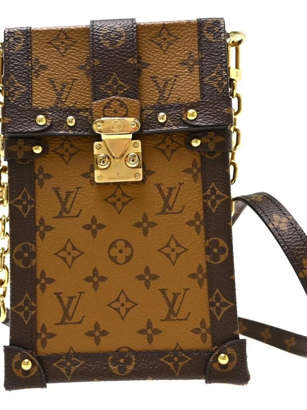 Best07 Louis Vuitton Reverse Pochette Trunk Shoulder Bag M67873 GI2119 NQ10793